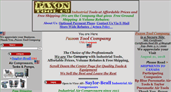 Desktop Screenshot of paxontool.com