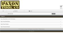 Tablet Screenshot of paxontool.com